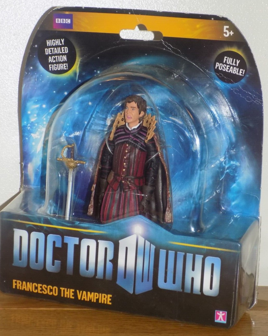 Dr Who Francesco The Vampire - Fully Poseable, Highly Detailed Figure NEW