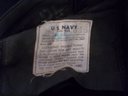 Vintage U.S. Navy Cracker Jack Military Sailor Wool Uniform Pants Shirt 30R - Picture 11 of 11