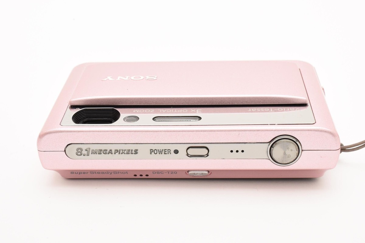 SONY Cyber-shot DSC-T20 Pink Compact Camera Japanese Only