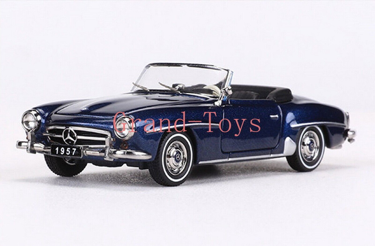 GFCC 1/64 Scale Mercedes-Benz 190 SL 1957 Blue Diecast car Model