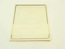 VINTAGE STANDARD OIL CHEVRON FLUSHING OIL PUMP DECAL 7 3/4"x9 1/4" PRE-OWNED NOS