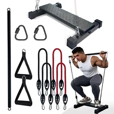 Multifunctional Steel Calf Raise Bar Anti-Slip Squat Machine F Home Gym Workout