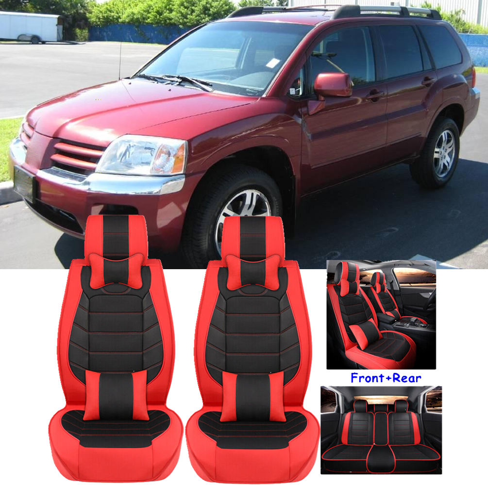 PU Leather Car Seat Cover Front&Rear Car Seats Cushion For Mitsubishi Endeavor