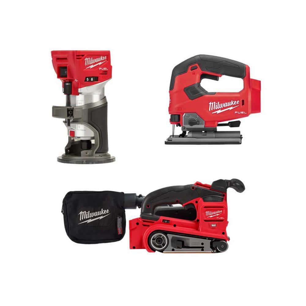 18-Volt ONE+ Lithium-Ion Cordless Fixed Base Trim Router w/Tool Free Depth Adjustment and Orbital Jig Saw (Tools Only) 18-Volt ONE+ Lithium-Ion Cordless Fixed Base Trim Router w/Tool Free Depth Adjustment and Orbital Jig Saw (Tools Only)