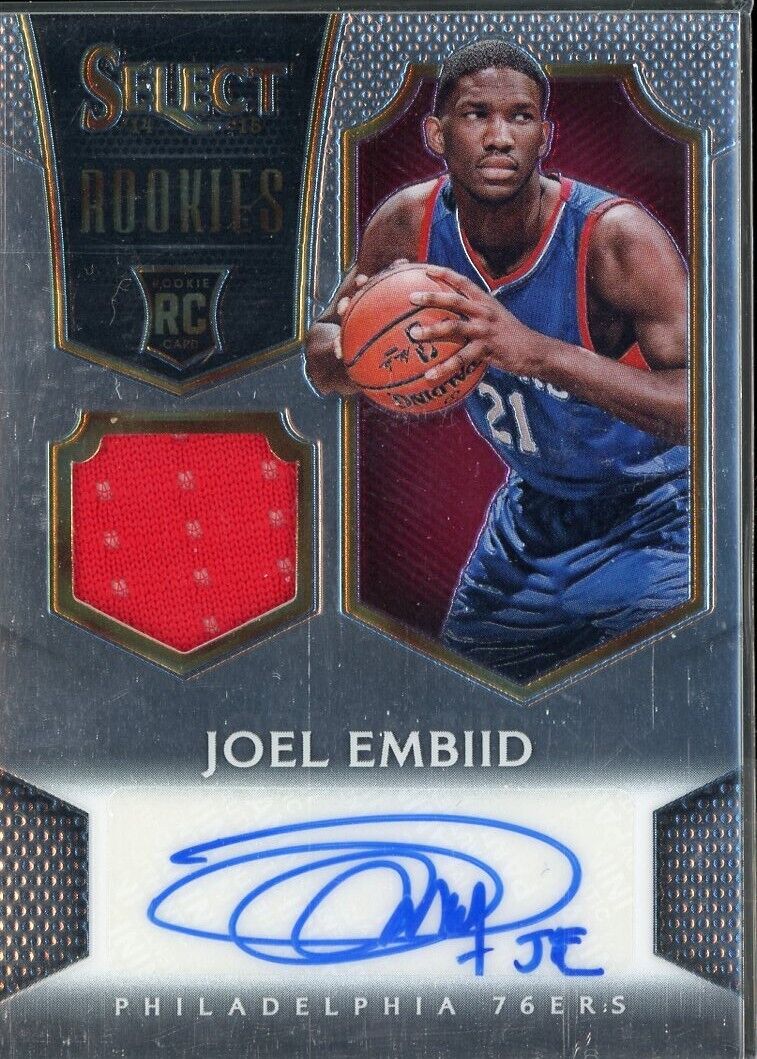 Joel Embiid RC 2014-15 Select Prizm Rookie Swatches Jersey 99シリ 