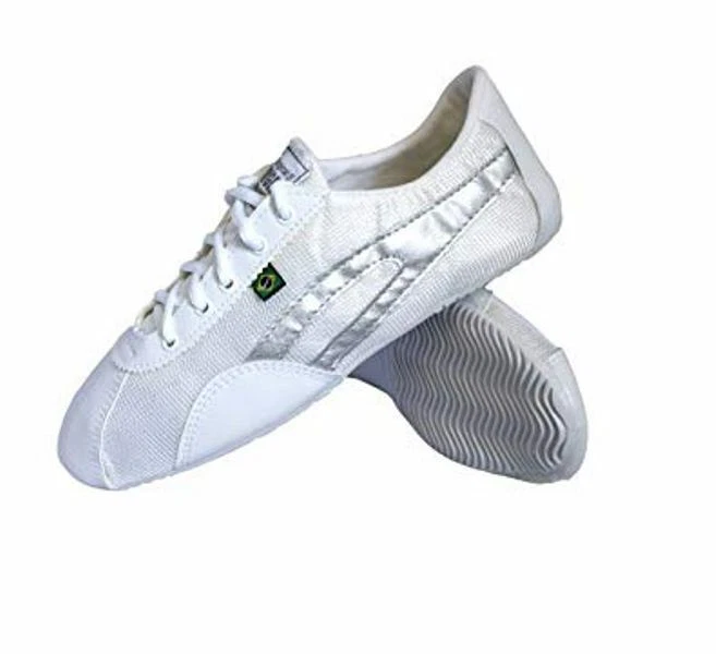 Zapatillas Ajustadas Taygra Brasil Blancas y Plateadas Flexibles y Ligeras Talla 42  Foto 2 de 3