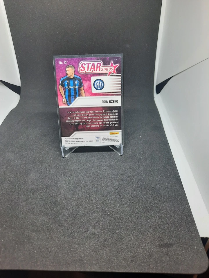 2022-23 Panini Donruss Elite FIFA Star Status Edin Dzeko #12 - Image 2 of 2