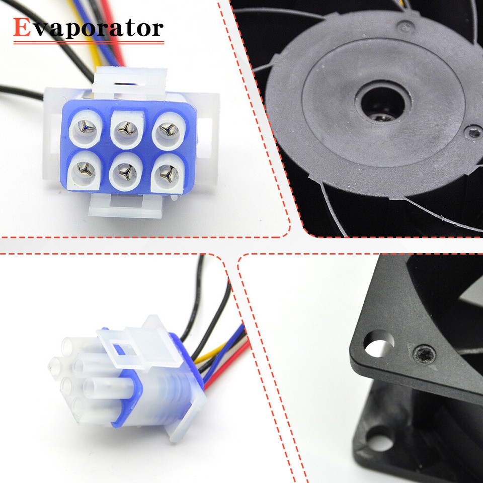 Upgraded for GE Refrigerator Evaporator Fan Motor WR60X26866 WR49x25197