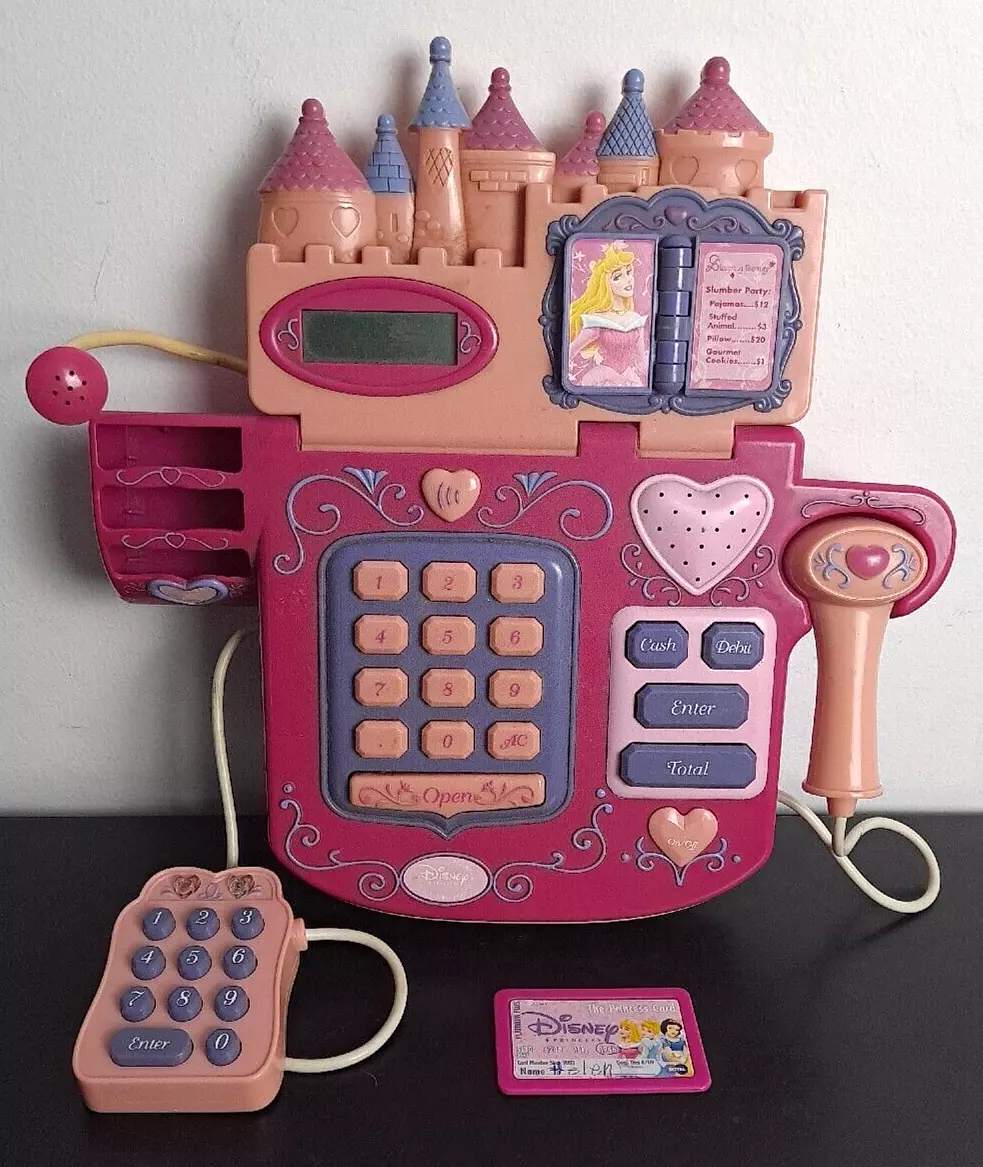 Princess Disney Talking Electronic Cash Register Credit Card