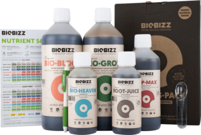 BioBizz Dnger Set Indoor Try Pack Klein Outdoor Hydro Stimulant Bio  Orchideen | eBay.de