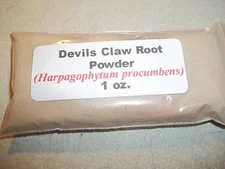 1 oz. Devils Claw Root Powder (Harpagophytum procumbens)