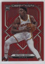 2020-21 Panini Obsidian Electric Etch Red Flood Nathan Knight #180 2r8