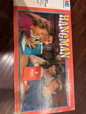 Milton Bradley Hangman Game 1988 Vintage Classic Word Guessing Family Fun MB