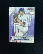 2025 Topps Bowman's Best Jabob DeGrom #57 Lazer REF 178/350 Rangers QI95