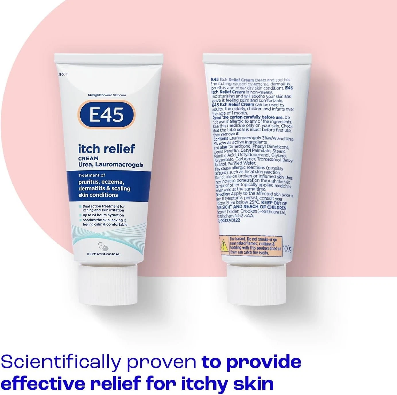 E45 Dermatological Itch Relief Cream, 100 g - Picture 5 of 9