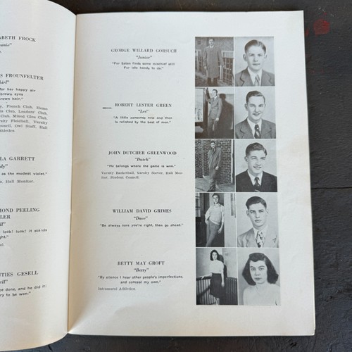 WESTMINSTER HIGH SCHOOL Yearbook 1945 / 1946 Westminster MD - THE OWL - Picture 5 of 14