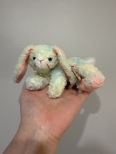 2001 Ty Beanie Baby Babies Cottonball Bunny Rabbit Tags Plush Stuffed Animal