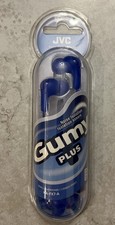JVC Noise Isolation Ear Buds Blue Gumy Plus NEW HA-FX7-A