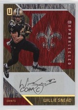 2016 Panini Unparalleled Red Auto 5/10 Willie Snead #75 Auto 0g4