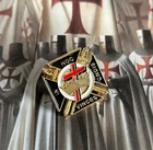 Knights Templar "IN HOC SIGNO VINCES" Pin Badge