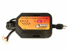 20028 Black CEC Certified 6/12V 1.5 Amp On-Board Smart Battery Charger