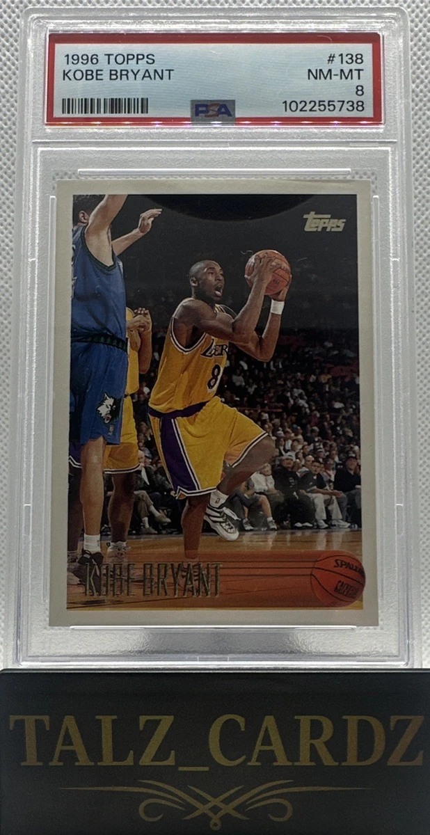 Topps Kobe Bryant 8 Graded Basketball Sports Trading Cards