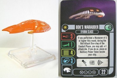 Star Trek Attack Wing - Bok's Marauder - Resistance is Futile