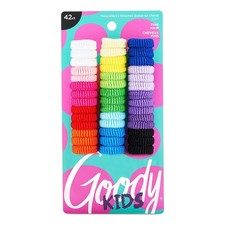 Goody Kids Ouchless Tiny Terry Ponytailers , Assorted Colors - Pain-Free Hair Ac