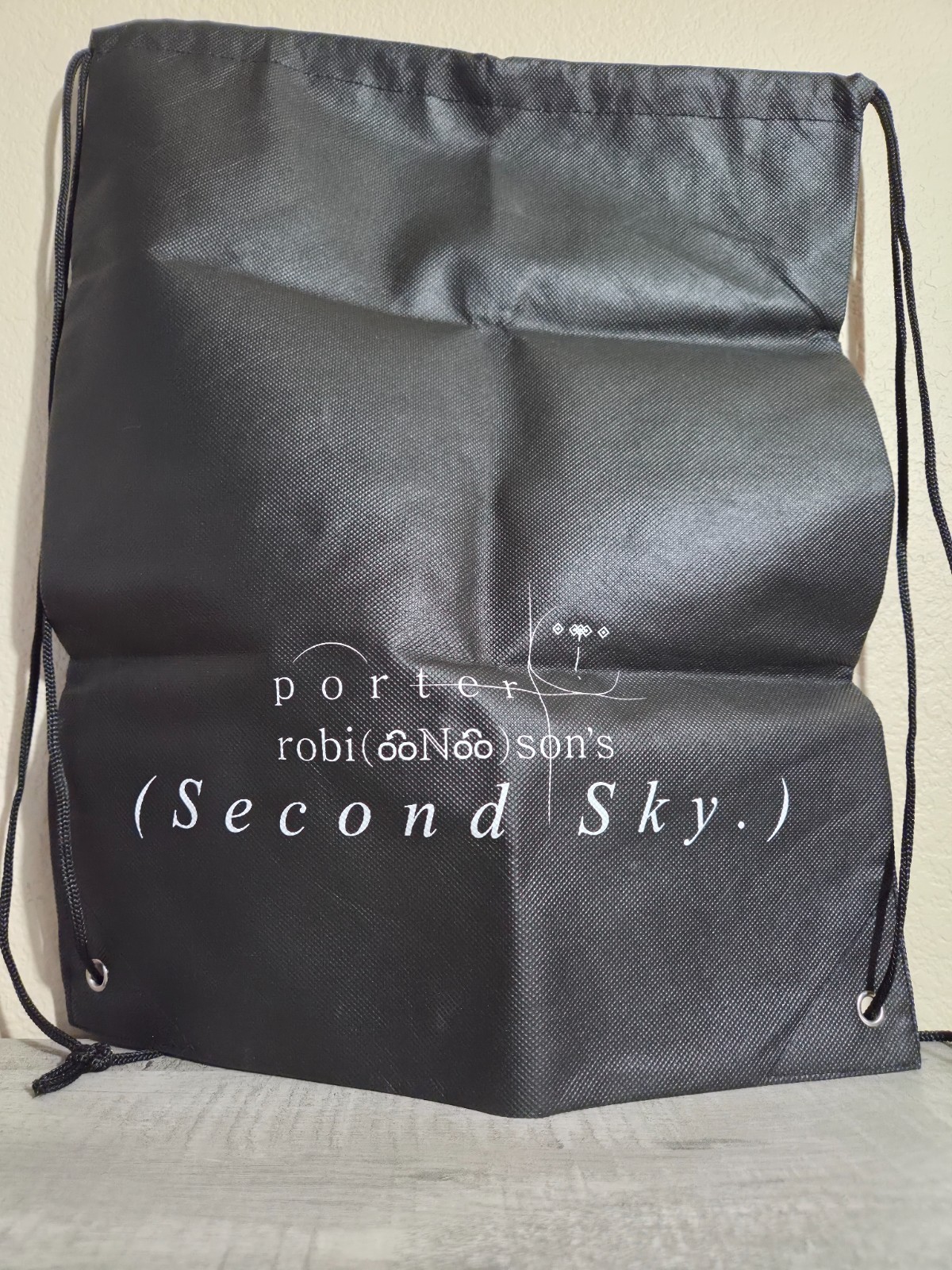 Second Sky Music Festival Black Drawstring Bag