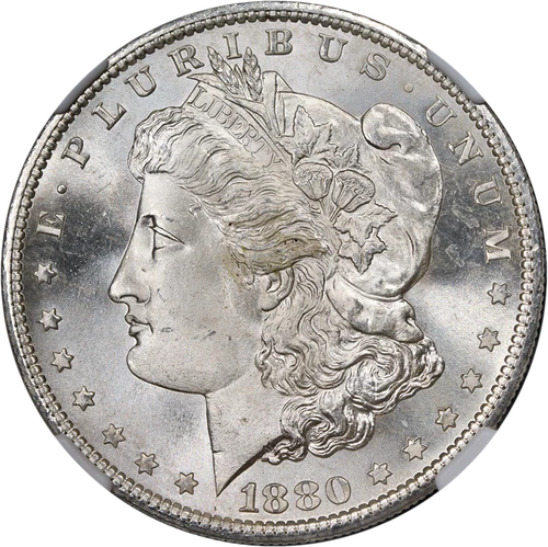 1880-S Morgan Silver Dollar NGC MS66 Superb Eye Appeal Strong Strike