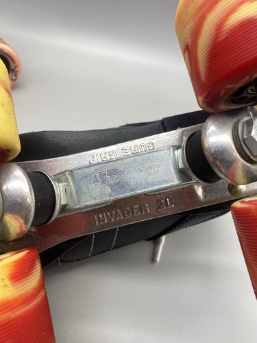 Pattini a rotelle vintage Labeda LT429 misura 4 con ruote Twister Sure Grip - NERO - - Foto 13 di 17