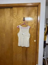 Women’s Vintage Gitano Tank Off White Xl Stretch