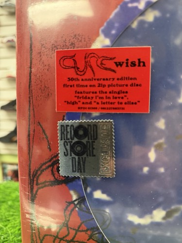 Wish by The Cure (2LP Vinyl Picture Disc Record 2022 Record Store Day Release) - Imagen 4 de 7