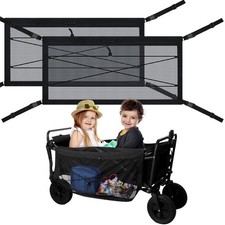 2 PCS Wagon Cargo Net for Stroller 13.78x27.56 Inch Heavy Duty Mesh
