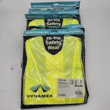 Pyramex Hi Vis Safety Vest XL RVZ2110XL ANSI Class 2 Reflective 5 In Pack NEW