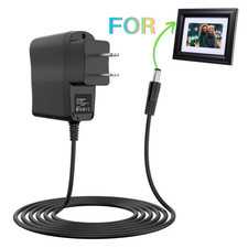 5V AC Adapter For Polaroid PDF-750W 7" Hi-Res Digital Photo Picture Wood Frame