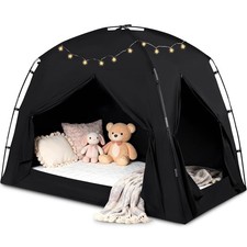 Twin Bed Tent for Kids and Adults, Indoor Blackout Sleep Play Tents Canopy