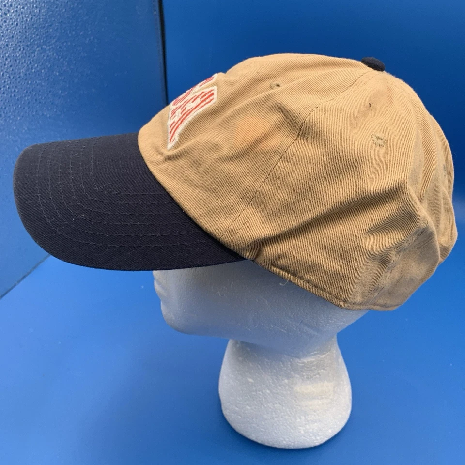 Gorra Stars And Rayas Azul Rojo Y Blanco EE. UU. Correa Logo Americano Foto 2 de 4