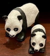 Safari Ltd Panda & Panda Cub Set 1996 EUC