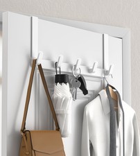 Over The Door Hooks Hanger, Heavy Duty Rack for Winter Coat, Fits 1 3/4" Doors