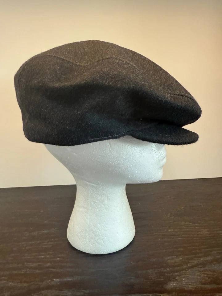 Sombrero Stetson Para Hombres 58 Gris Mezcla de Lana Gorra Plana Orejeras Frente a Presión Caminata Exterior Foto 4 de 4