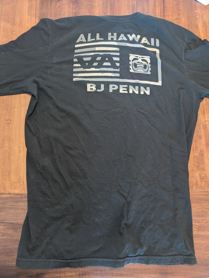 Vintage RVCA BJ Penn All Hawaii Men's LS T-shirt Large Unique Collectible - Image 3 of 4