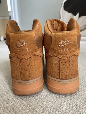 brown hightop af1