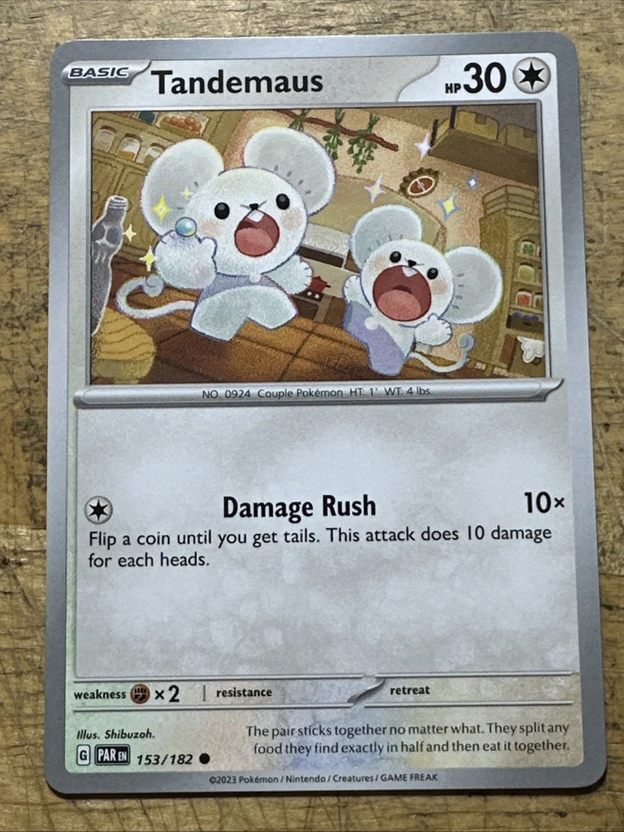 Tandemaus 153/182 Non-Holo Paradox Rift NM/M Pokemon Card