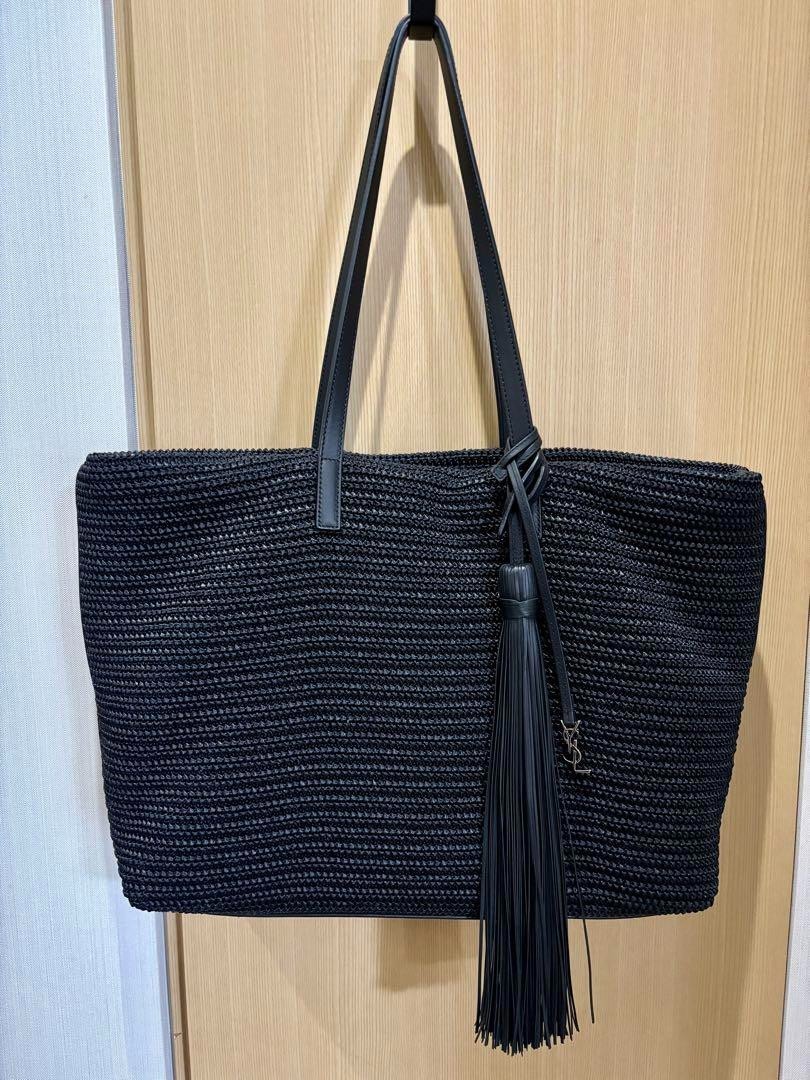 Borsa tote Yves Saint Laurent nera 15 7 pollici x 11 pollici x 4 3 pollici con sacchetto antipolvere