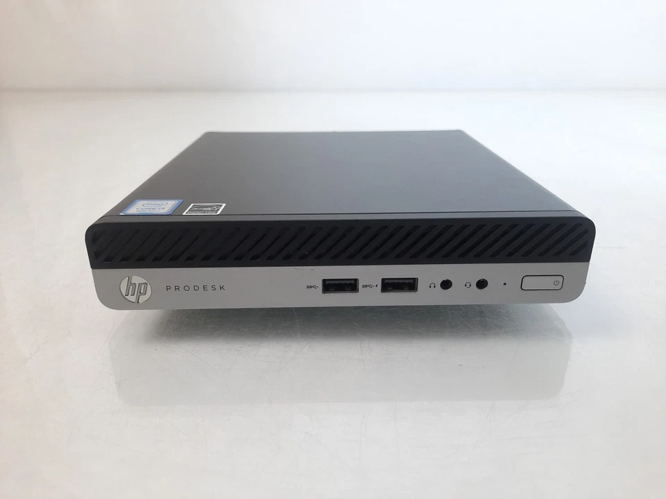 HP ProDesk 400 G4 DM Mini PC i3-8100T 3.10 GHz 8GB 256 GB SSD Windows 11 Pro - Image 2 of 4
