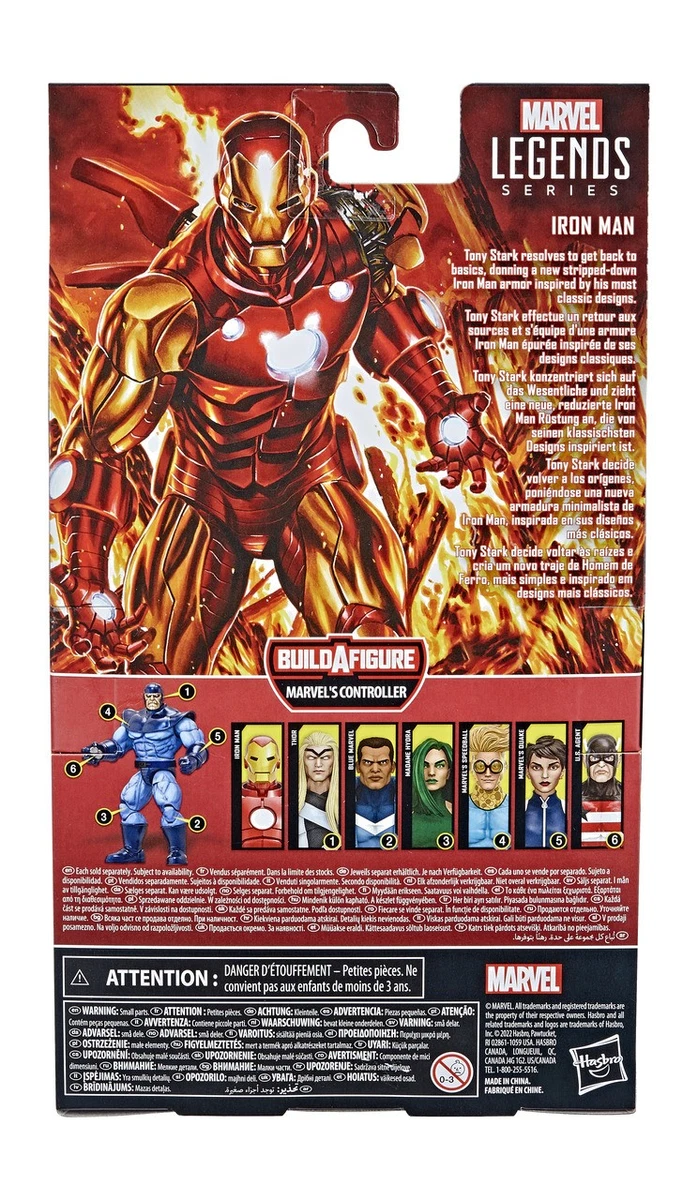 Figura de acción articulada MARVEL LEGENDS BUILD-A-FIGURE CONTROLLER IRON MAN 15