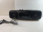 Sony CFS-B11 Portable AM/FM Radio Cassette-Corder Tape Boombox Recorder - Works!