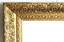 ANTIQUE FITS 8 X 10 VICTORIAN PICTURE FRAME GOLD GILT ORNATE FINE ART WOOD