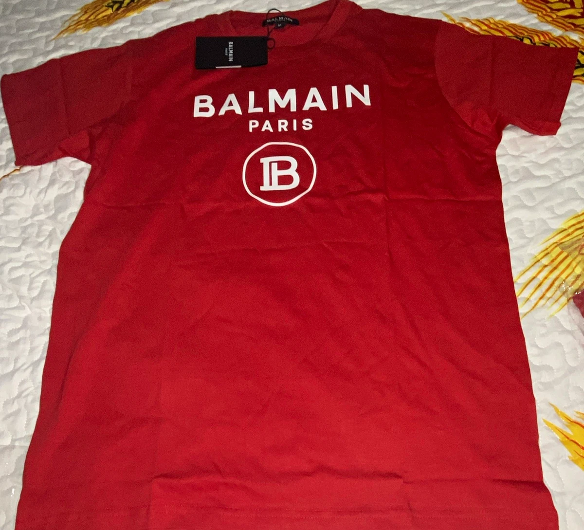 Balmain Red Shirts for Men for sale | eBay